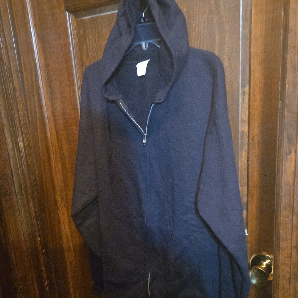 Hanes Men's Dark Zip-Up Sweater
